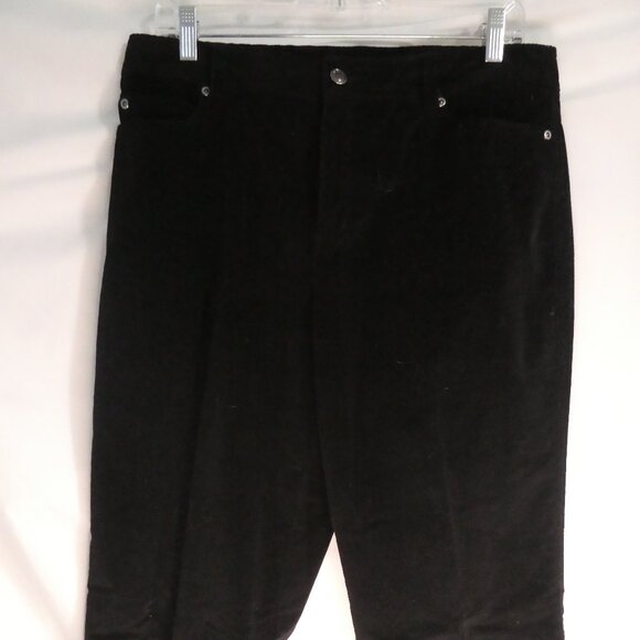 RAFAELLA | size 12 | Black Cords / Corduroy Pants - Picture 6 of 16